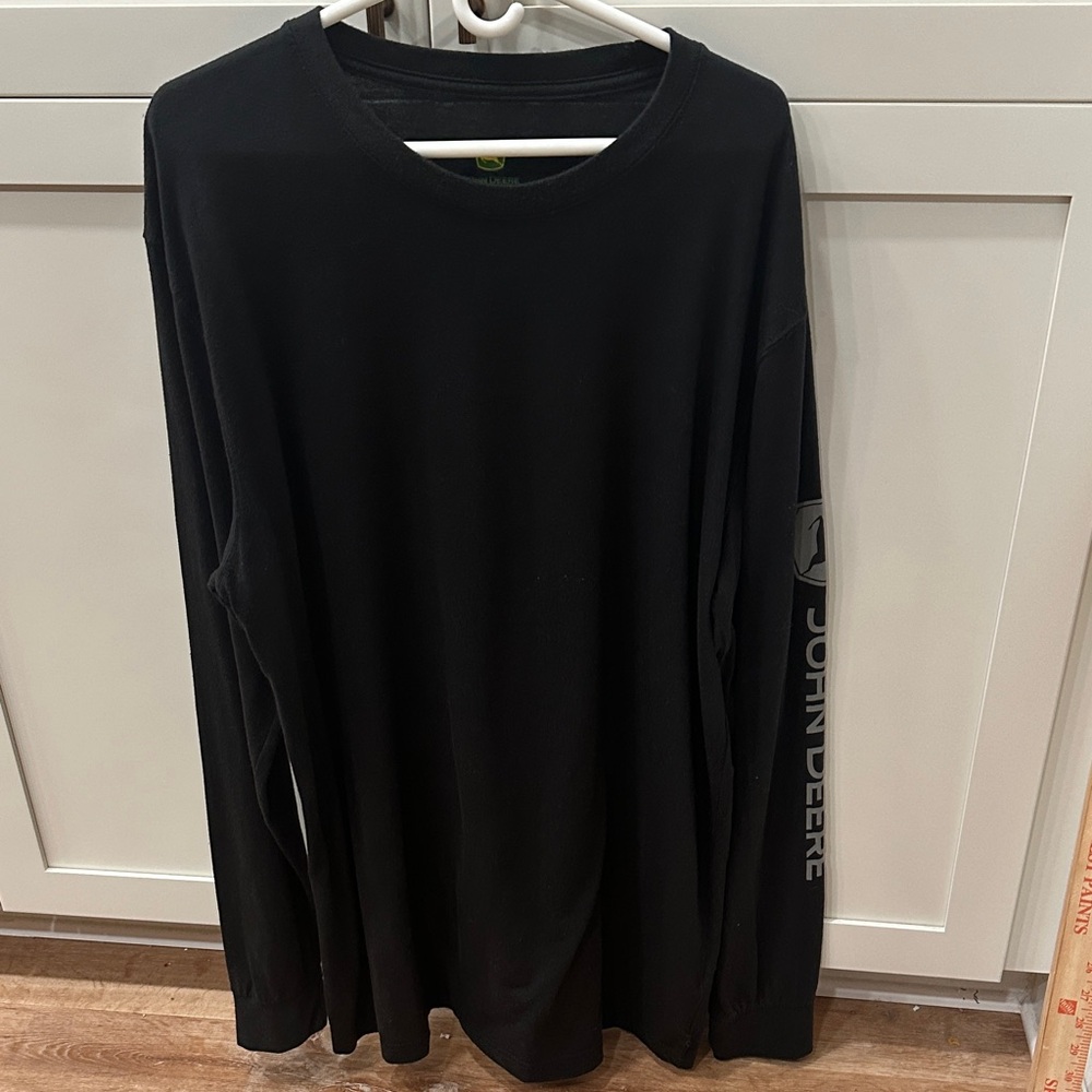 John Deere Classic Black Long Sleeve Tee 2XL